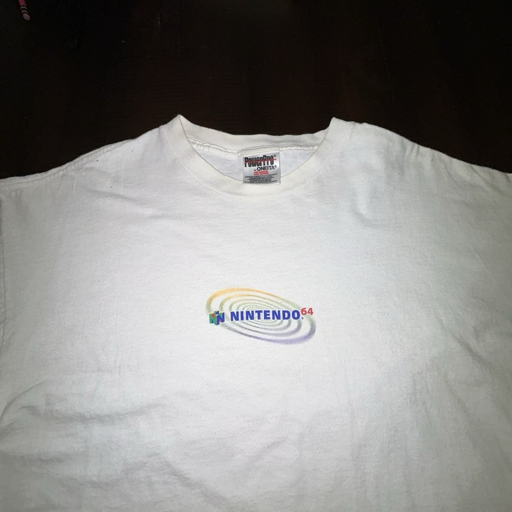 Rare Nintendo 64 T-Shirt Mens XL White Vintage N64 Promo Graphic Tee 90s Retro - Picture 2 of 7